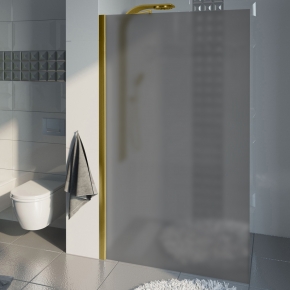 LUX DOOR GK-601N золотой металлик стекло графитовое матовое